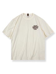 フロッキング プリント Tシャツ