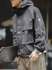 ハーフジップウィンドブレーカー