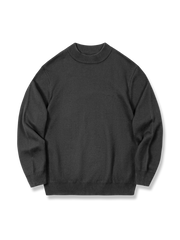 4色展開 ハーフタートルネック ニットセーター