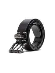 1940 ミリタリー ダブルピントップ 牛革ベルト