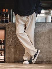 ホワイトデニム ストレートパンツ