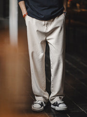 ホワイトデニム ストレートパンツ