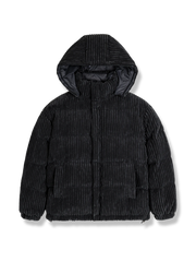 フード取り外し可 コーデュロイ ダウンジャケット