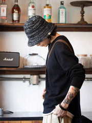 立体織り ニットバケットハット