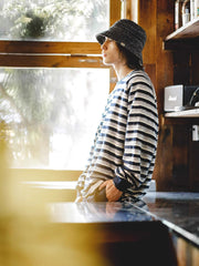 立体織り ニットバケットハット