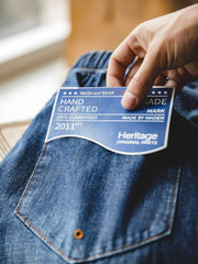 ヒゲ加工 ウォッシュ デニムパンツ