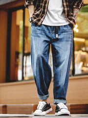 ヒゲ加工 ウォッシュ デニムパンツ