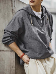 ハーフジップ アノラックジャケット