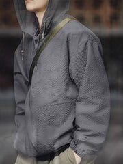 ハーフジップ アノラックジャケット