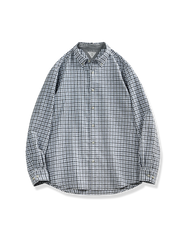 IVYチェック柄 ノンアイロンバブルシャツ