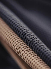 ワッフルグリッド長袖スウェット