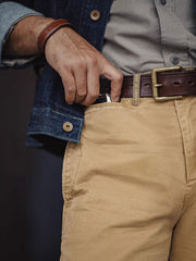 ワークスタイル カーキ スラックス パンツ