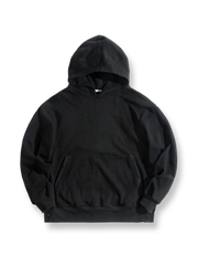 裾ボタンデザイン フード付きスウェット