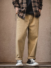 レトロ ゆったり カジュアルパンツ