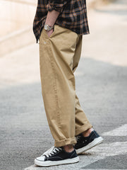 レトロ ゆったり カジュアルパンツ