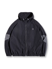 ダブルファスナーデザイン 配色切替 ジャケット