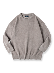 3色 ドロップショルダー ニット スウェット