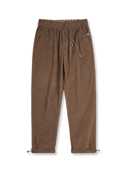 裏花柄 コーデュロイ スラックス