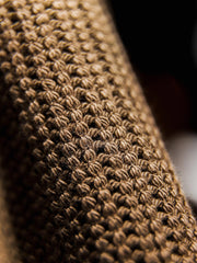 毛織りテクスチャーニットセーター