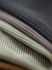 ワッフル編み Vネックポロシャツ