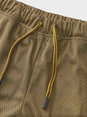 軽量メッシュ スポーツショートパンツ