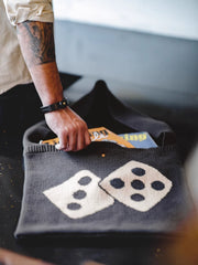 ニット ショルダーバッグ