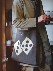 ニット ショルダーバッグ