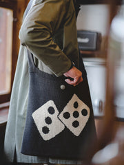 ニット ショルダーバッグ