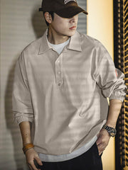 ストレッチ スポーツポロシャツ風スウェット