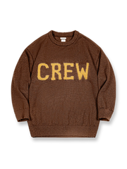 クルーネック ジャカード セーター