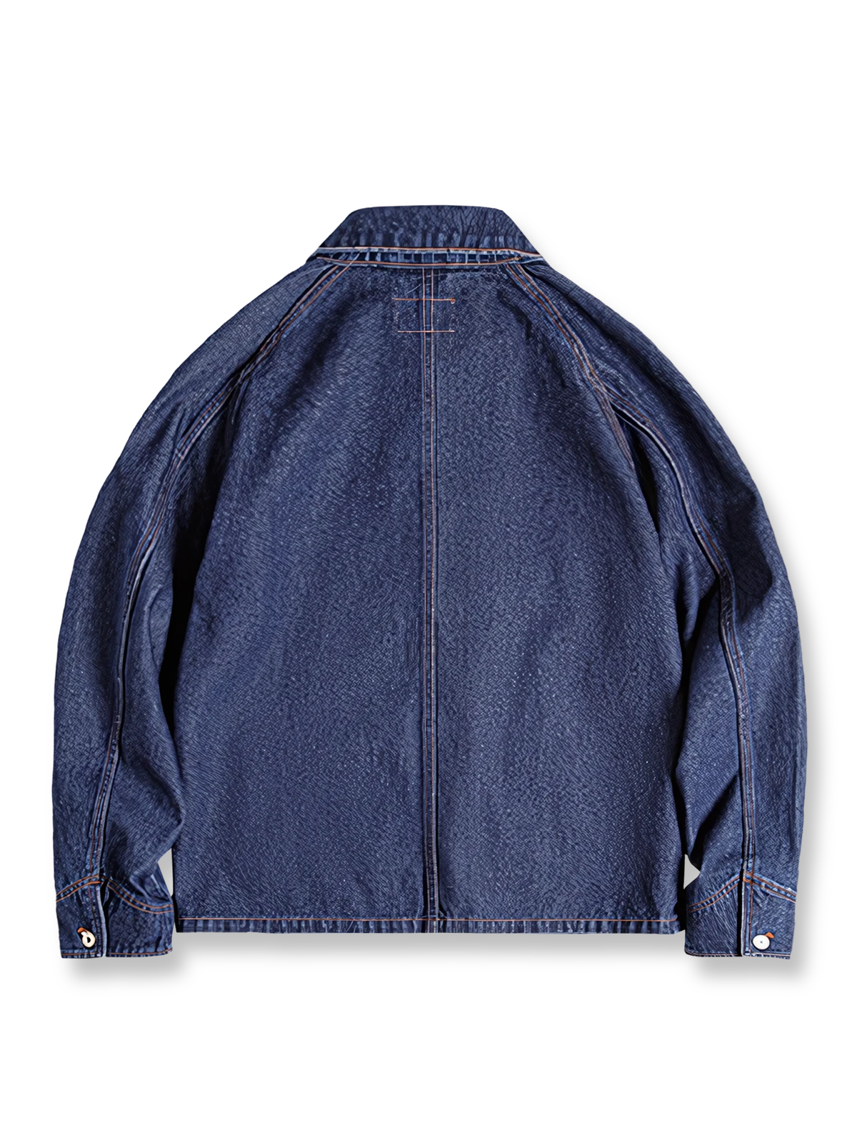 製品画像
刺繍ワッペン付きデニムジャケット、ウォッシュドデニム生地、ヴィンテージワークウェアデザインとストリートスタイルの要素を融合、ユニークな刺繍ワッペンが胸元に施されたデザイン、しっかりした質感と柔らかさが調和したジャケット
詳細画像
ウォッシュドデニム生地の質感、複数の刺繍ワッペン、クラシックなチョアコートとストリートファッションを融合したデザイン、ラグランスリーブで動きやすさと快適さを提供、ヴィンテージワークウェアの実用性を備えたディテール