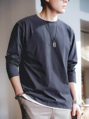 ベーシック 冷感長袖Tシャツ