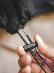 ハーフジップ フーディージャケット