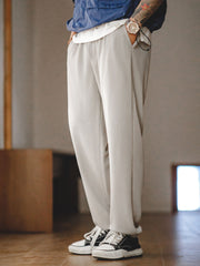 ワッフル柄 モダールスウェットパンツ