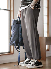 ワッフル柄 モダールスウェットパンツ