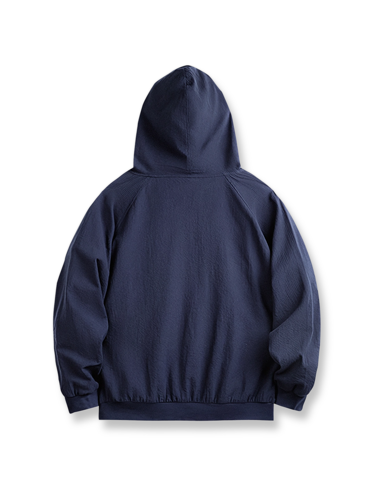 立体格子オールコットンジャカードフーディの全体画像