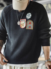 ヴィンテージ刺繍ベルクロ