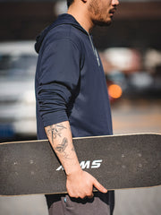 速乾通気性 無地パーカー