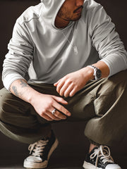 速乾通気性 無地パーカー