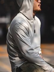 速乾通気性 無地パーカー