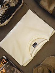 ヴィンテージヘルツ 5分袖ドロップショルダーTシャツ