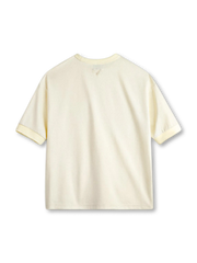 ヴィンテージヘルツ 5分袖ドロップショルダーTシャツ