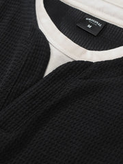 ヘビーウェイトワッフルフェイクレイヤーT