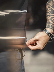 ヴィンテージ カラーコントラスト ストライプTシャツ