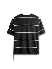 ヴィンテージ カラーコントラスト ストライプTシャツ