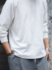 4色展開 ヘビーウェイト 無地 長袖Tシャツ