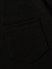 ワッフルステッチフェイクレイヤードTシャツ