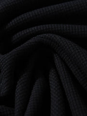 ワッフルステッチフェイクレイヤードTシャツ