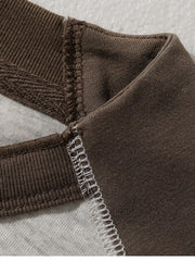 230Gシルクタッチ ラグランヘンリーネックTシャツ