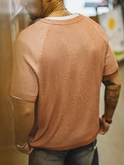 ヴィンテージオレンジニットTシャツ